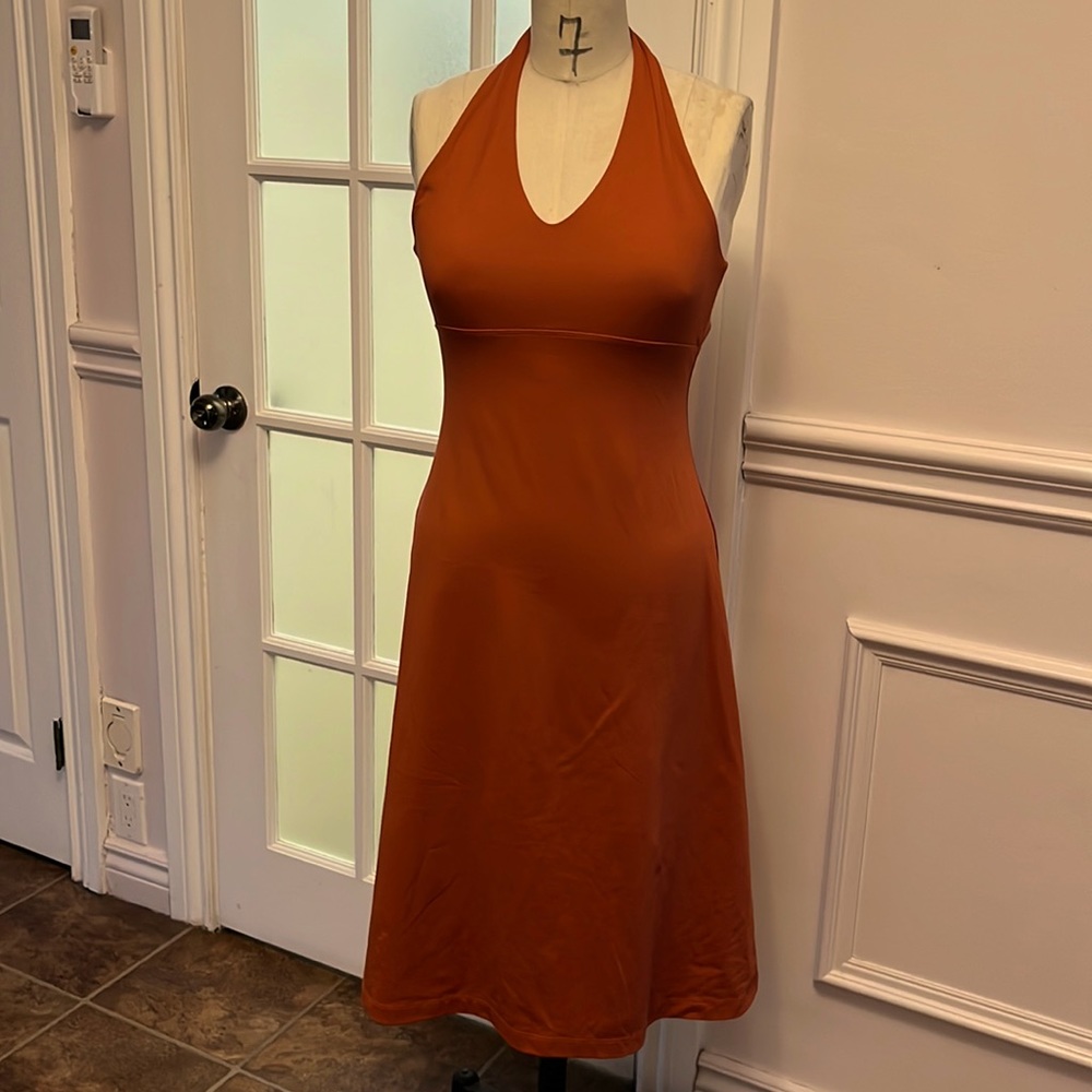 Patagonia morning glory halter dress.